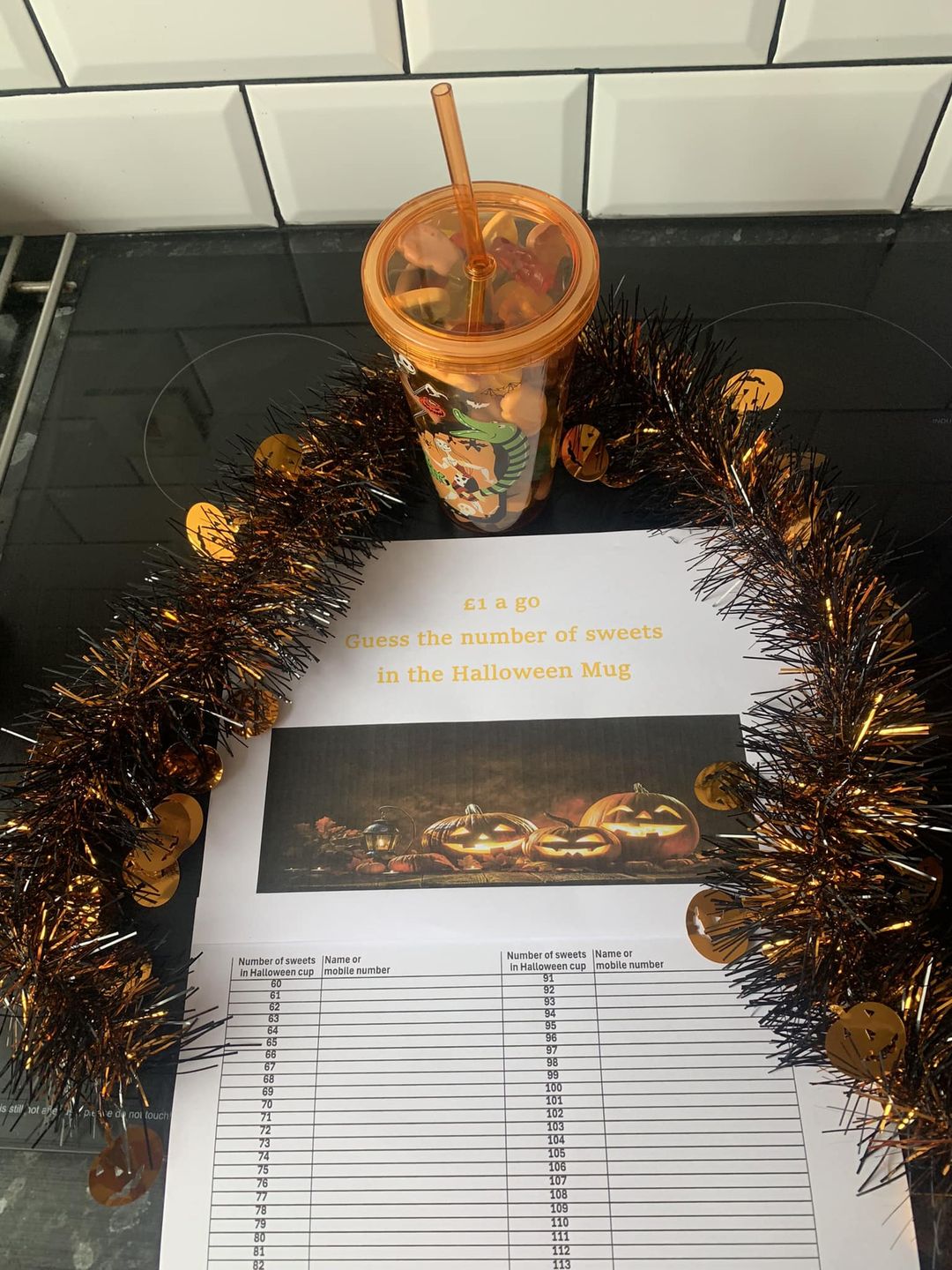 KWD sweet/raffle stall